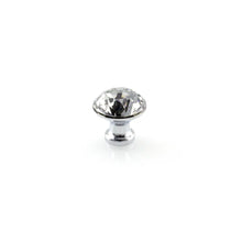 69 Series - Round High Sparkle Diamond Cut Clear Crystal Knob